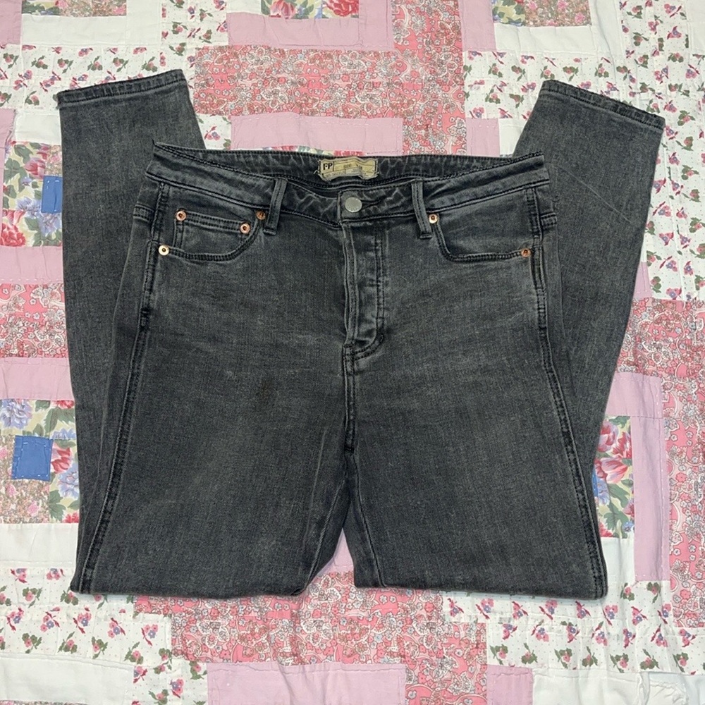 Free People Faded Skinny Jeans
